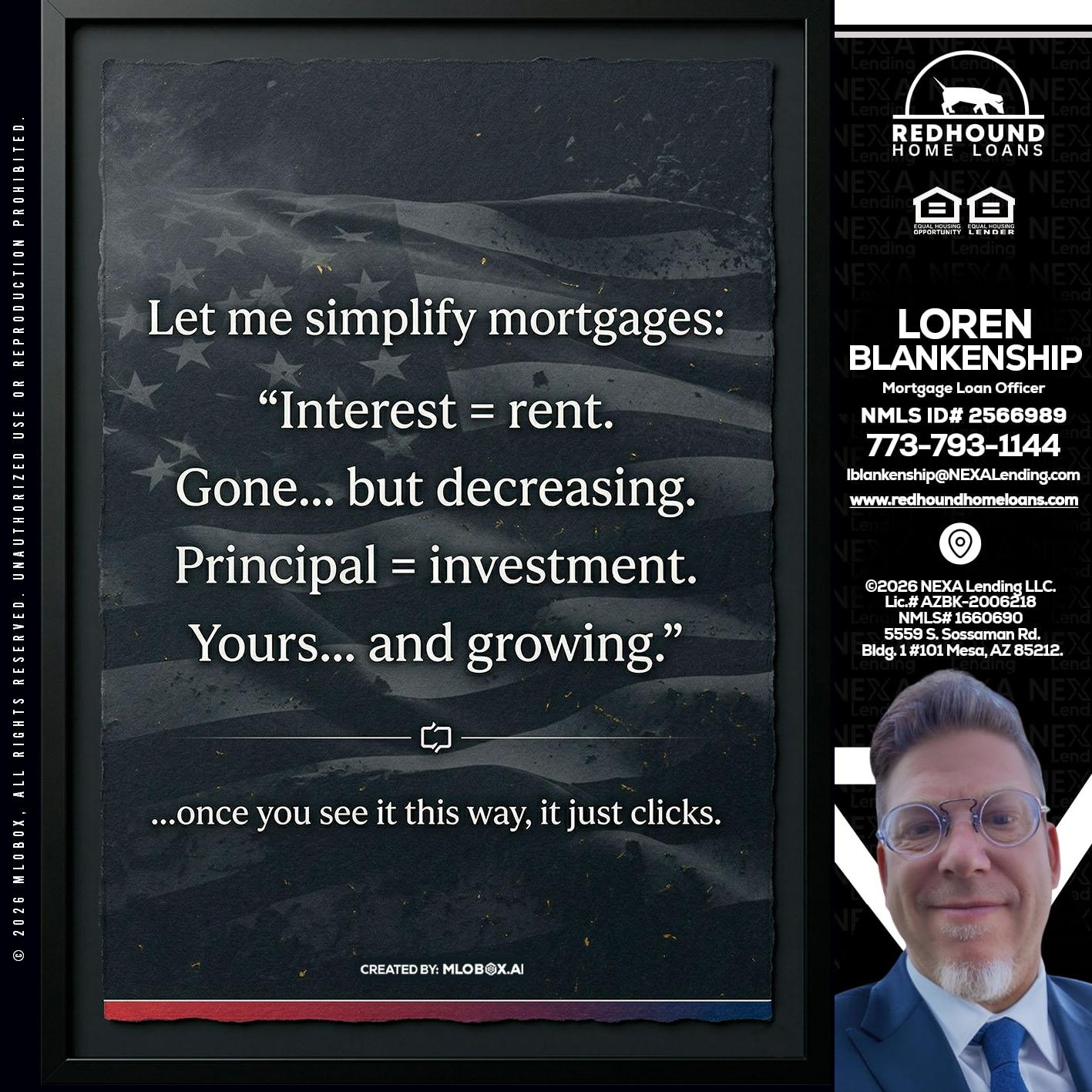 LET ME SIMPLIFY - Loren Blankenship -Mortgage Loan Officer