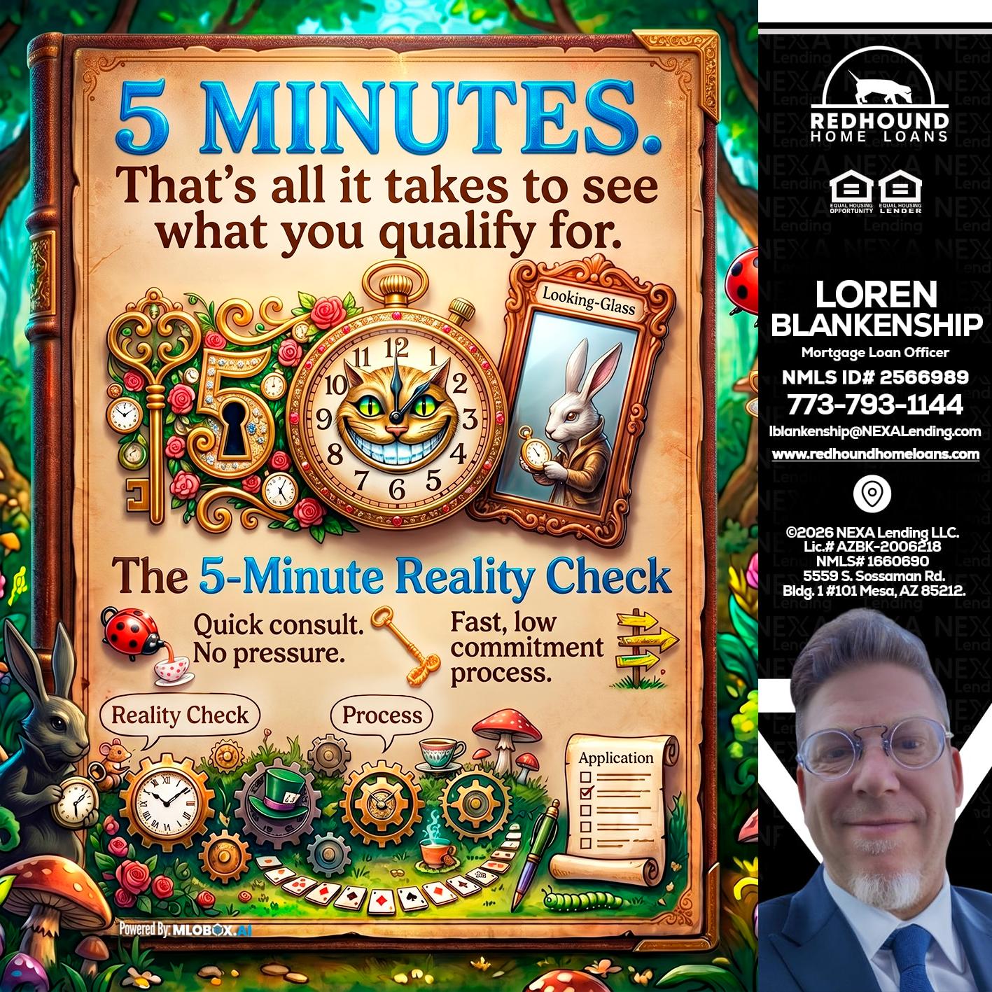 Reality Check! - Loren Blankenship -Mortgage Loan Officer