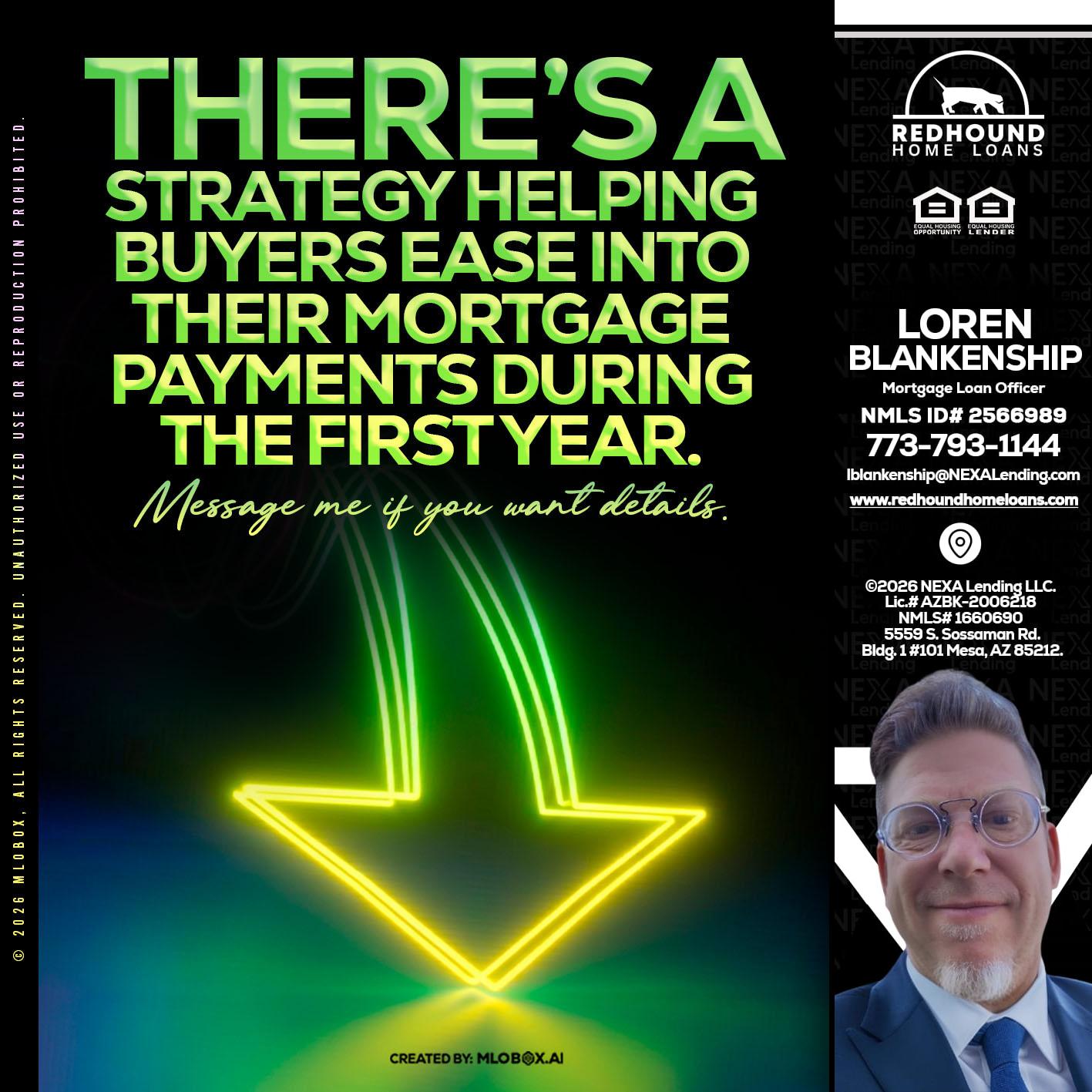 THERES A STATEGY - Loren Blankenship -Mortgage Loan Officer
