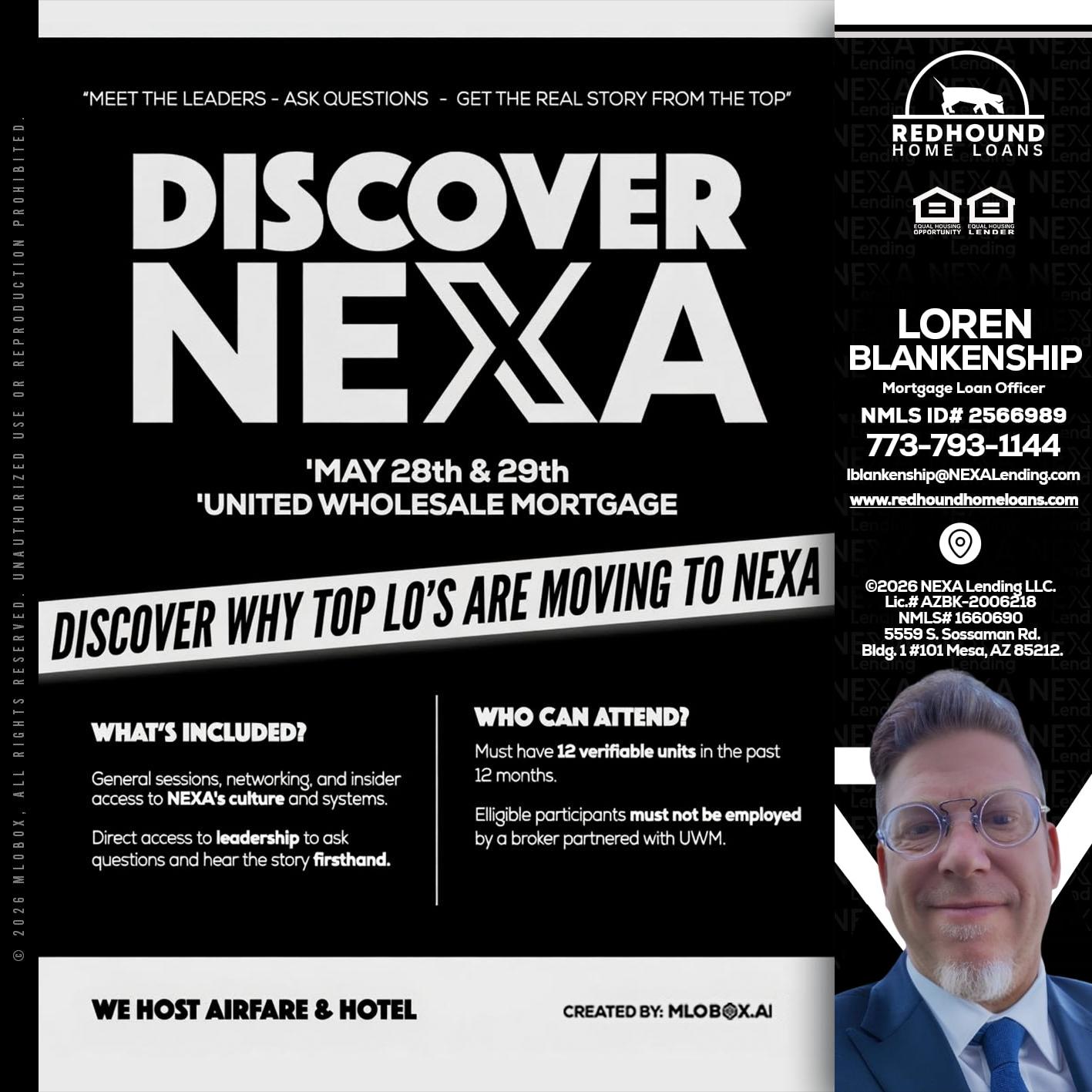 DISCOVER NEXA - Loren Blankenship -Mortgage Loan Officer