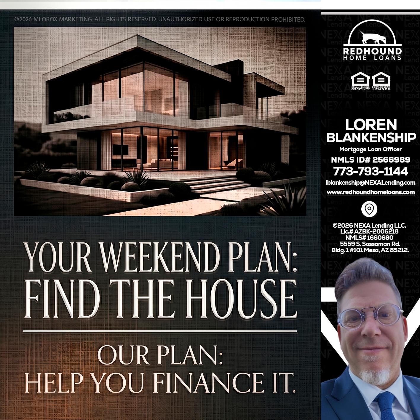 YOUR WEEKEND PLAN - Loren Blankenship -Mortgage Loan Officer