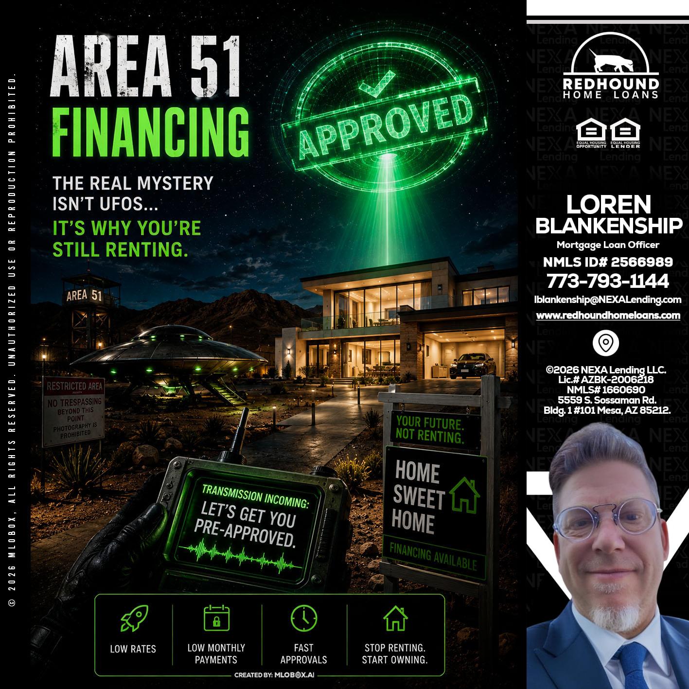 AREA 51 - Loren Blankenship -Mortgage Loan Officer