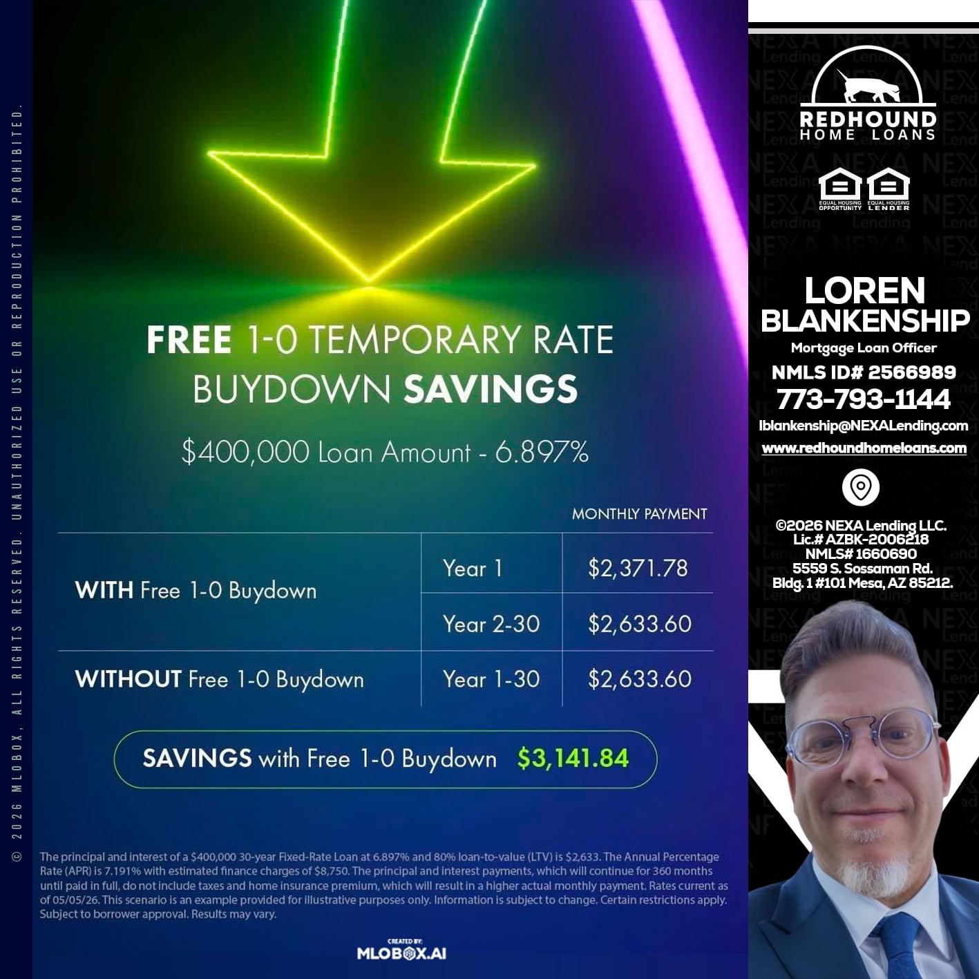 BUYDOWN - Loren Blankenship -Mortgage Loan Officer