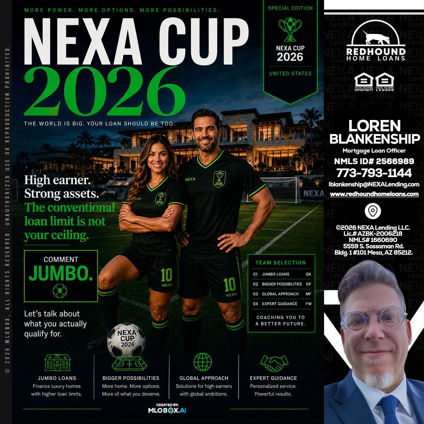 NEXA CUP 2026 - Loren Blankenship -Mortgage Loan Officer