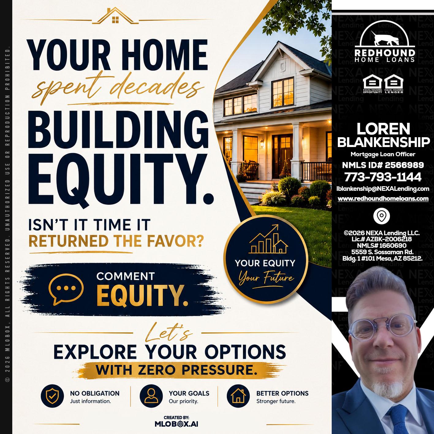 building equity - Loren Blankenship -Mortgage Loan Officer