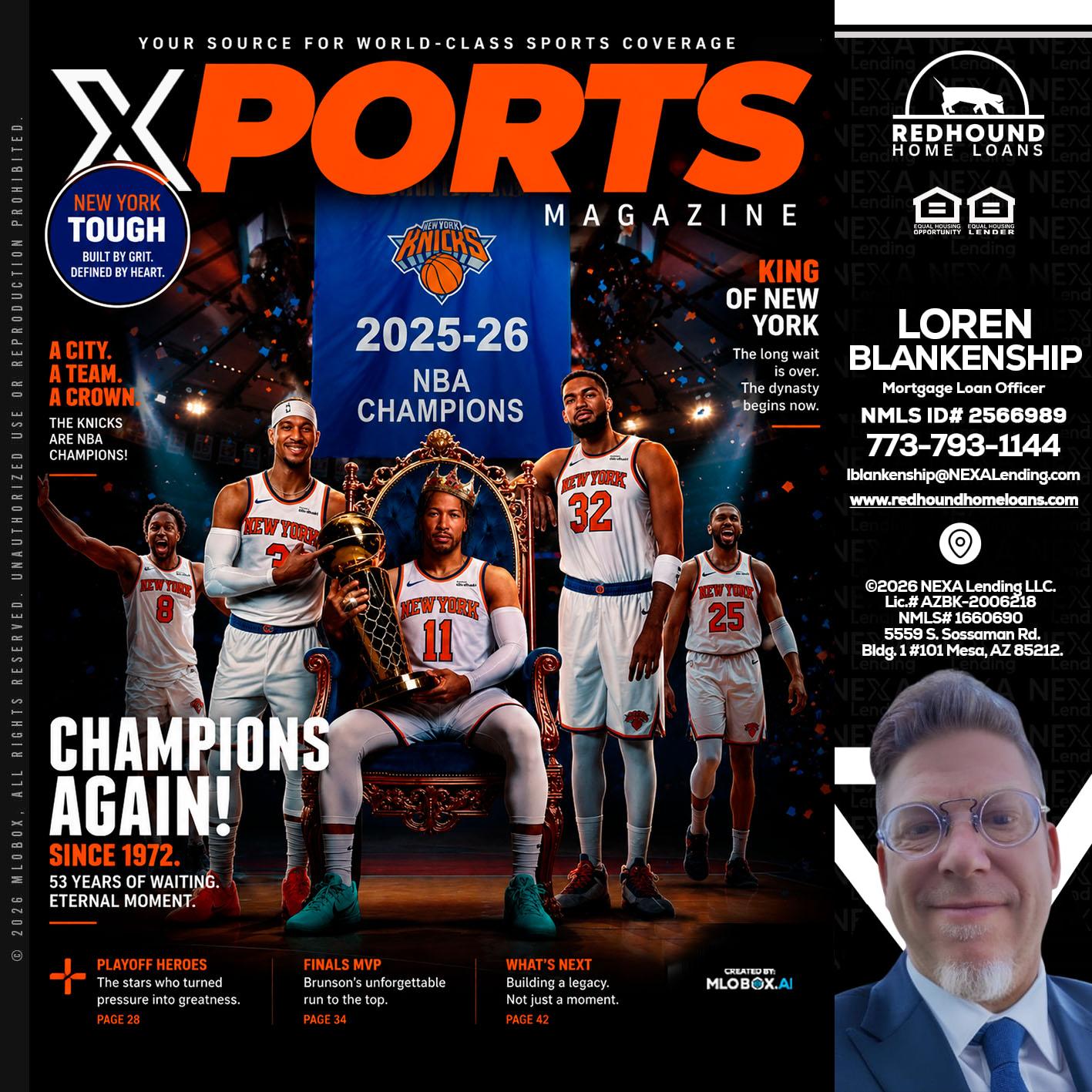 XPORTS MAGAZINE - Loren Blankenship -Mortgage Loan Officer