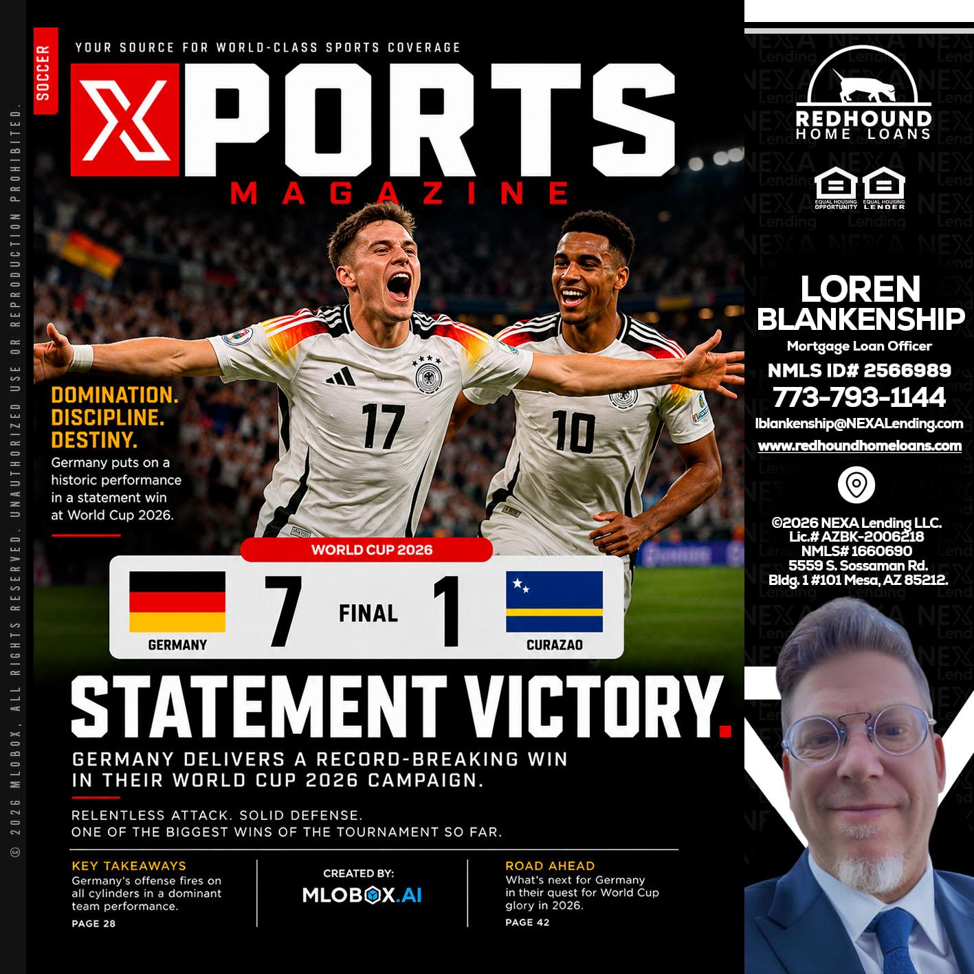 GERMANY VS CURASSAO (7-1) - Loren Blankenship -Mortgage Loan Officer