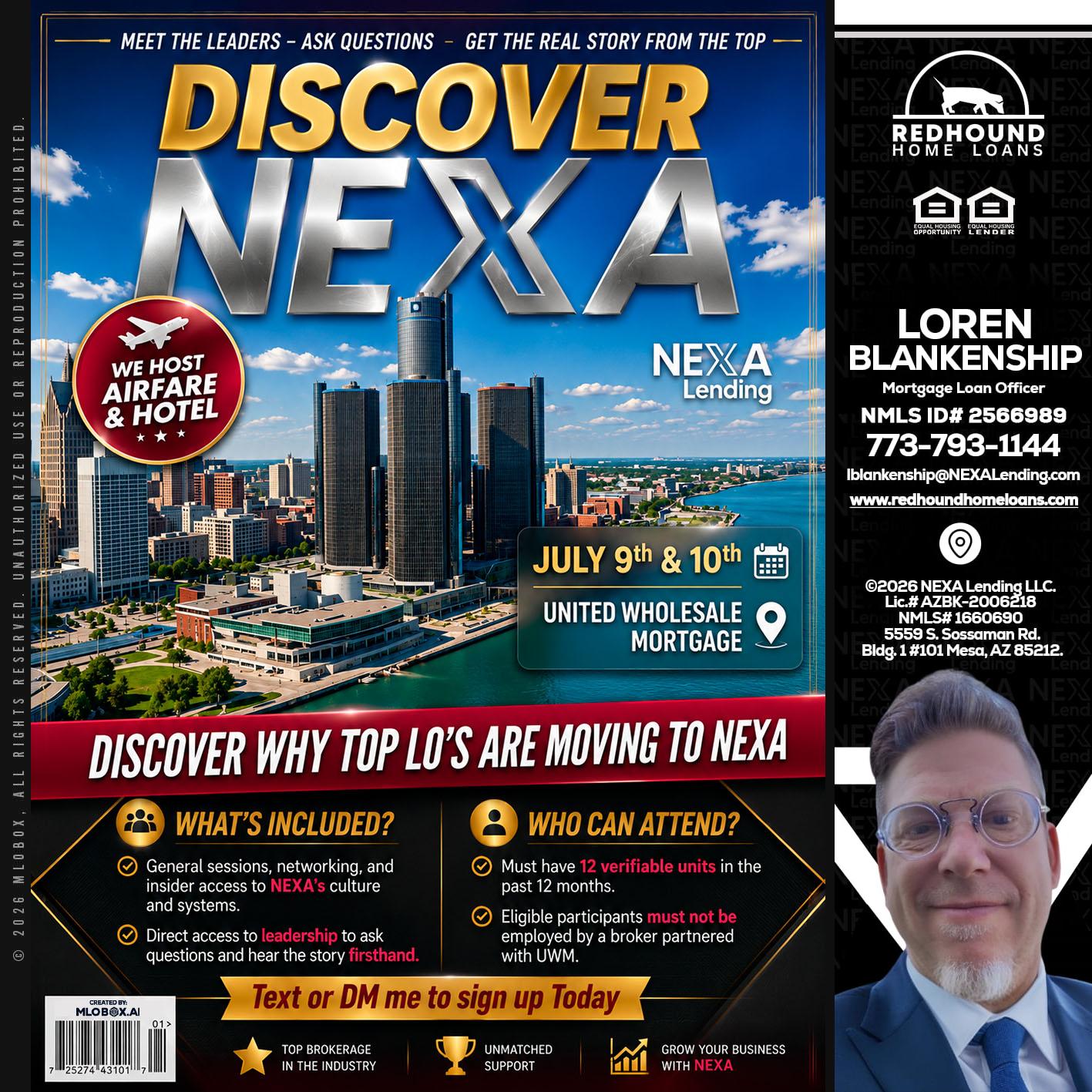 DISCOVER NEXA - Loren Blankenship -Mortgage Loan Officer