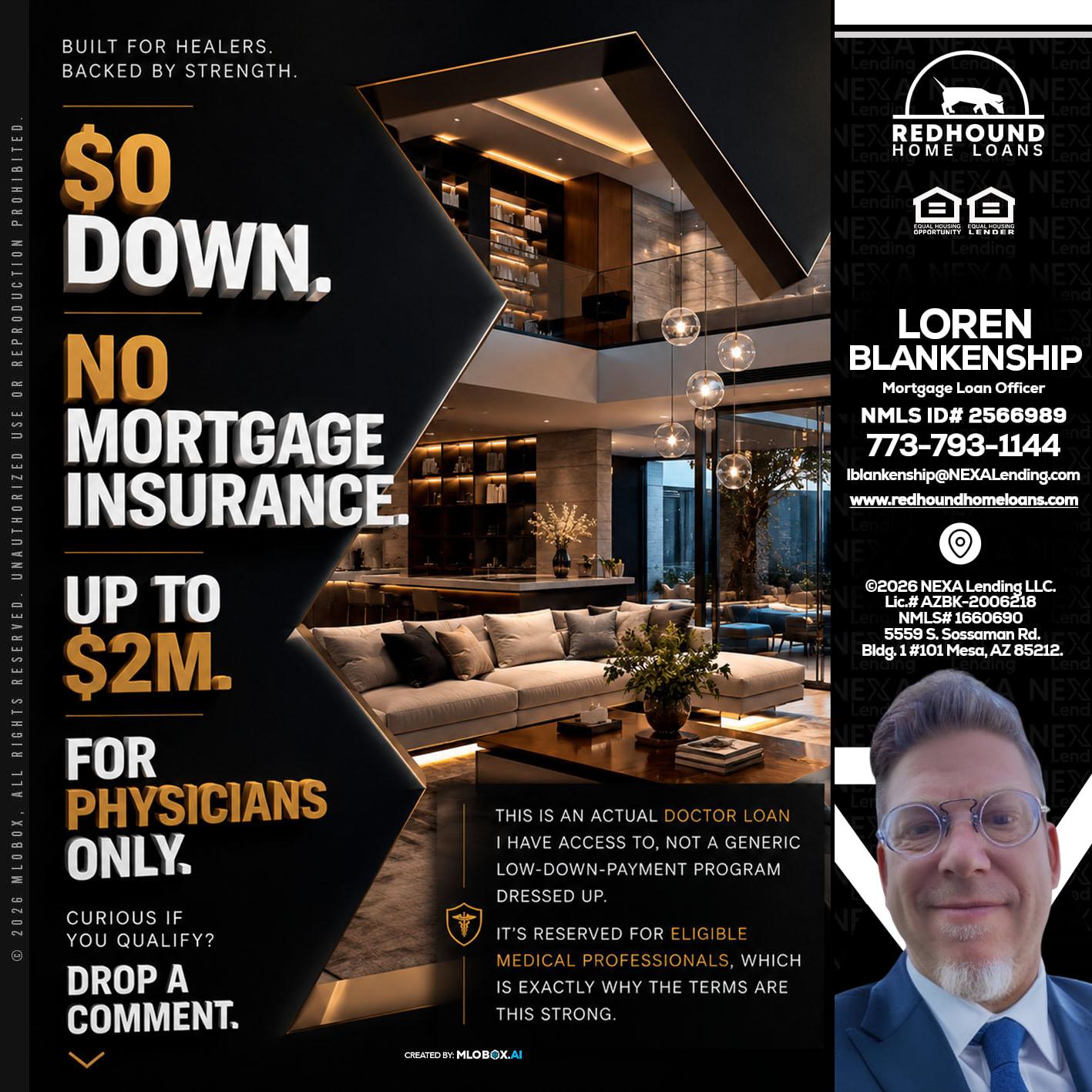 $0 DOWN - Loren Blankenship -Mortgage Loan Officer