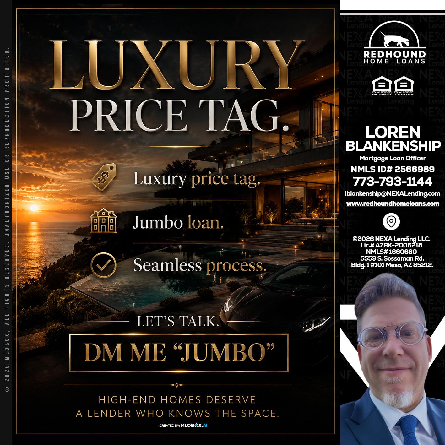 LUXURY PRICE - Loren Blankenship -Mortgage Loan Officer