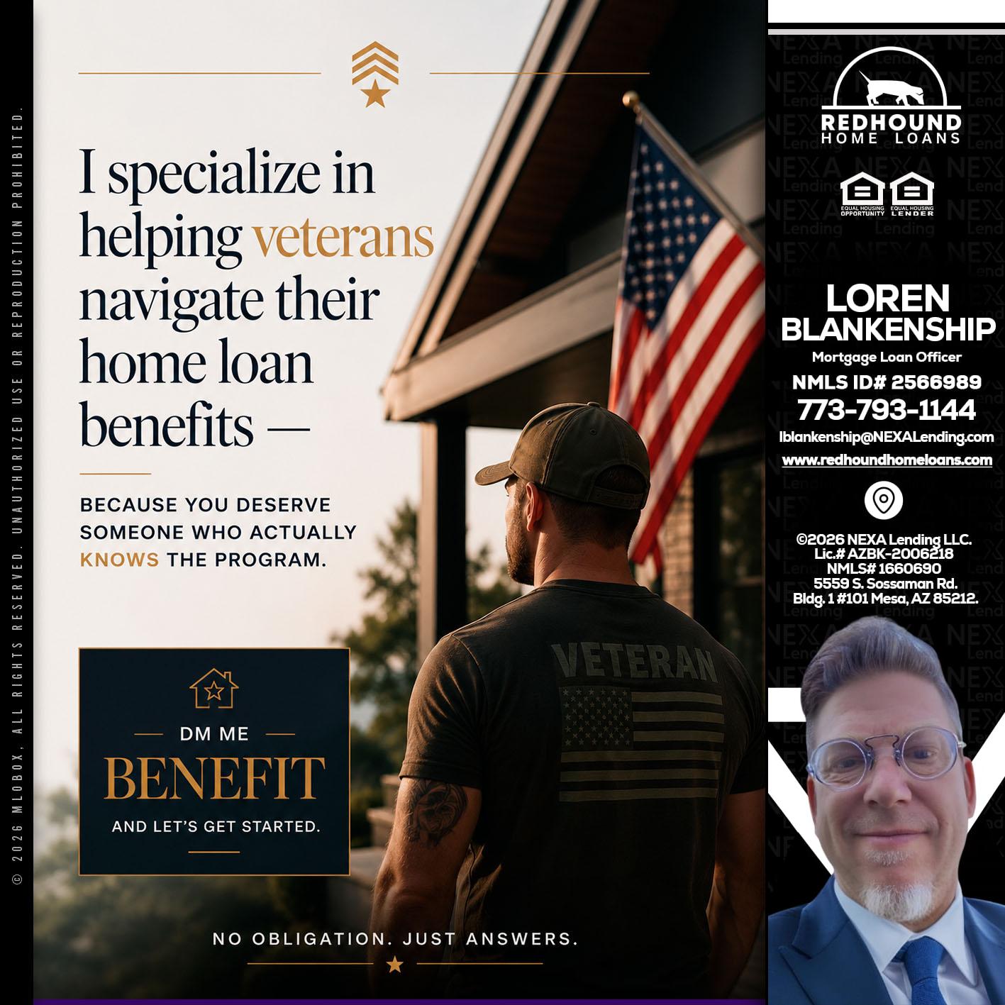 I SPECIALIZE - Loren Blankenship -Mortgage Loan Officer