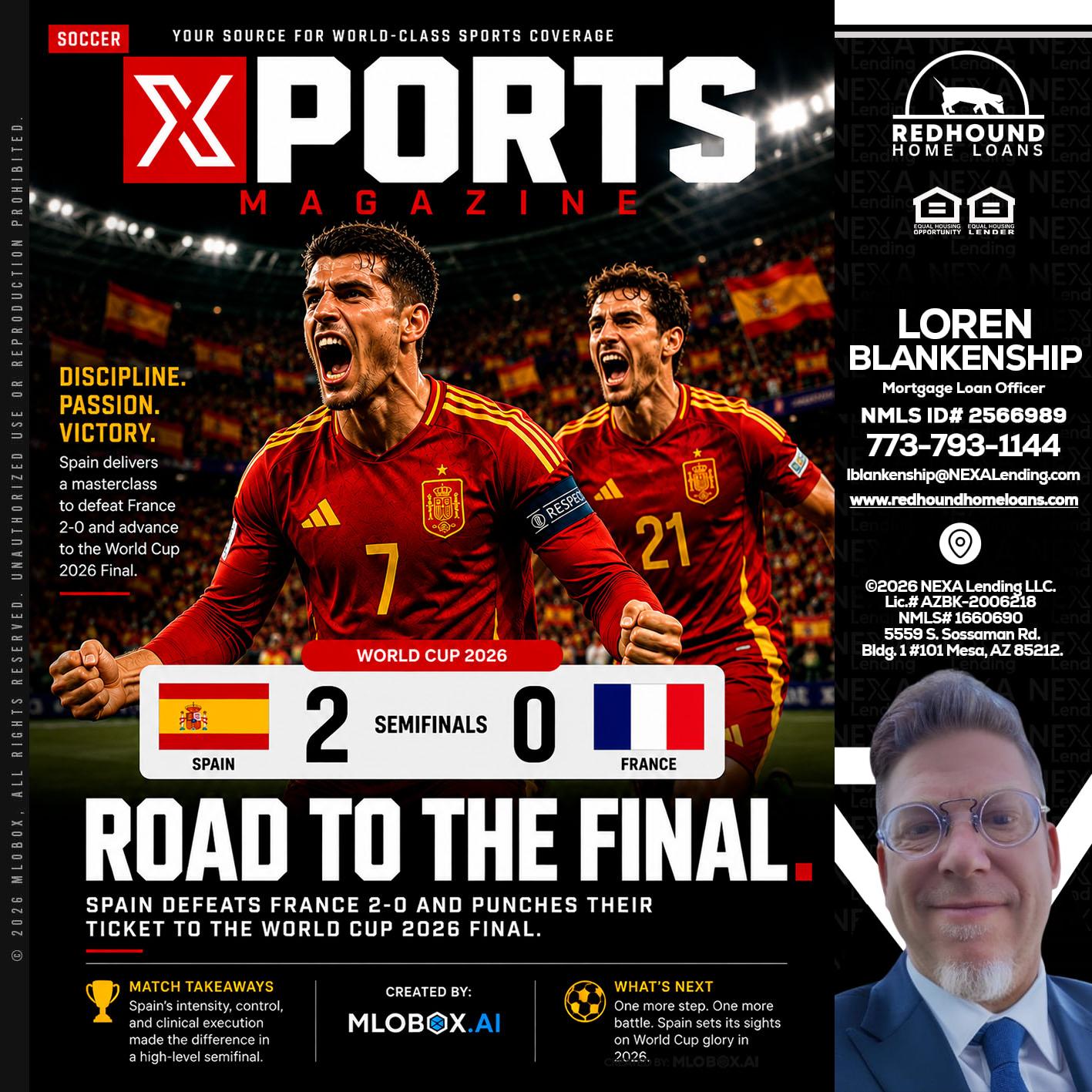 XPORTS WORLD CUP 2026 - Loren Blankenship -Mortgage Loan Officer