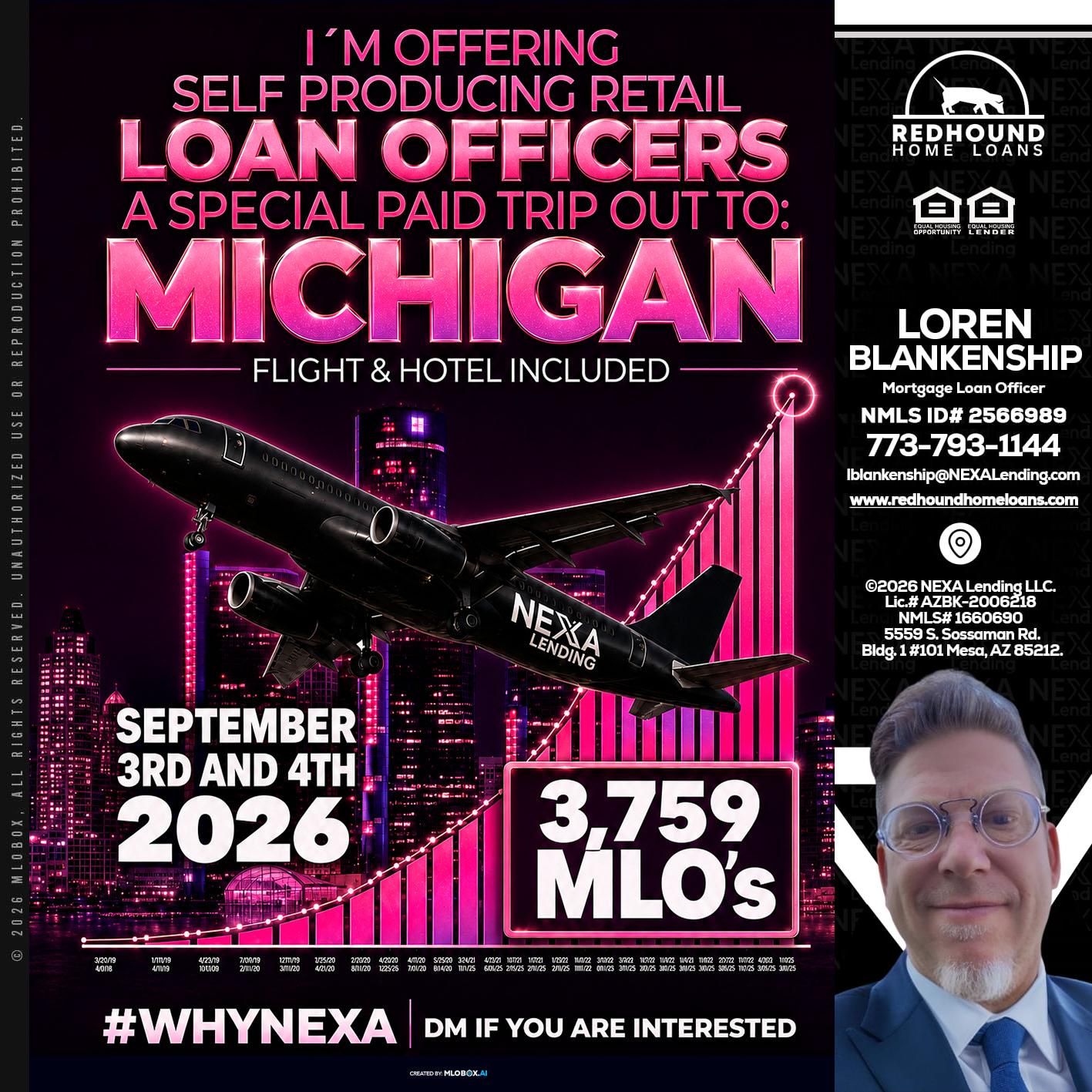 MICHIGAN TRIP - Loren Blankenship -Mortgage Loan Officer
