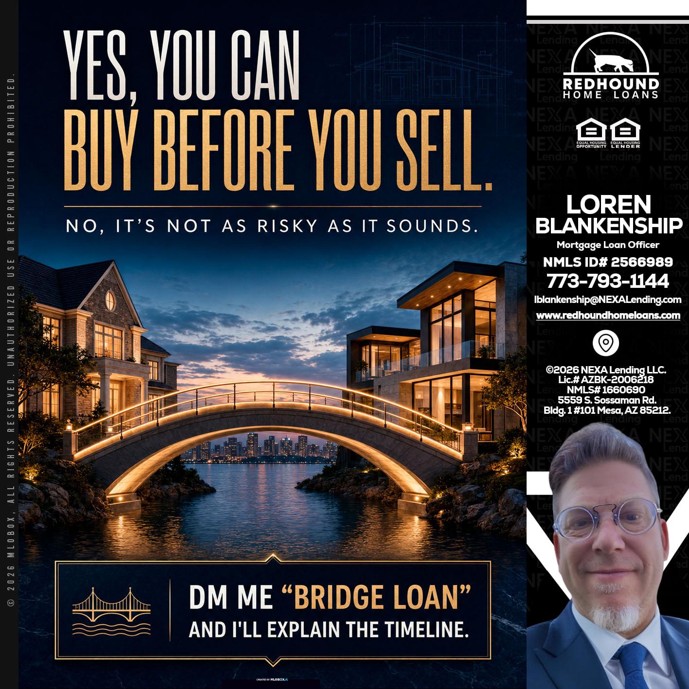 YES, YOU CAN - Loren Blankenship -Mortgage Loan Officer