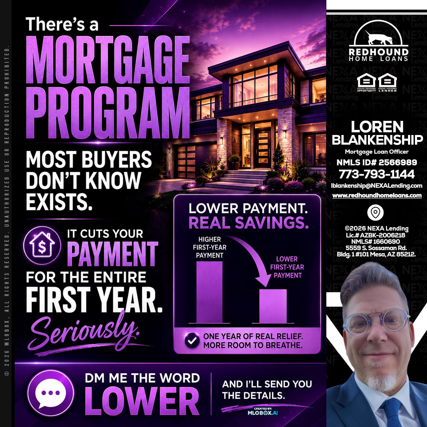 MORTGAGE PROGRAM - Loren Blankenship -Mortgage Loan Officer