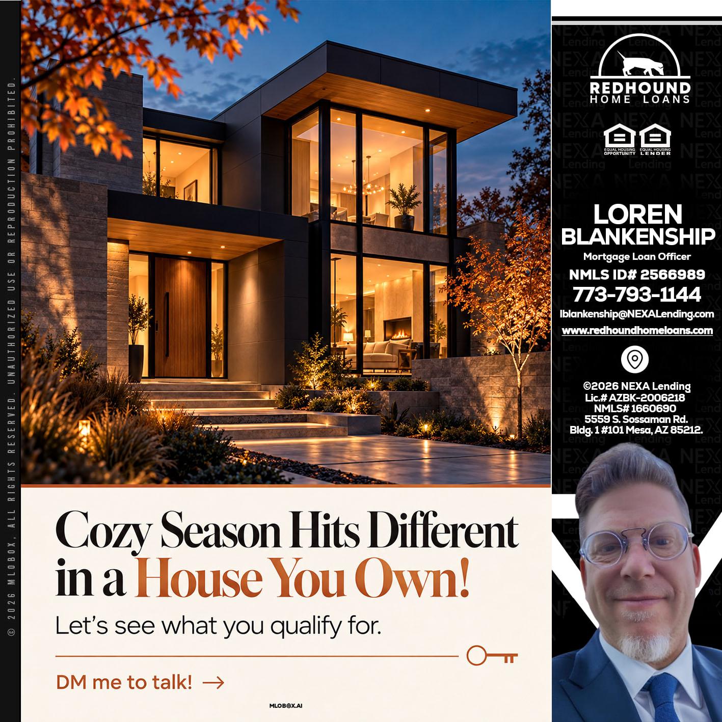 COZY SEASON - Loren Blankenship -Mortgage Loan Officer