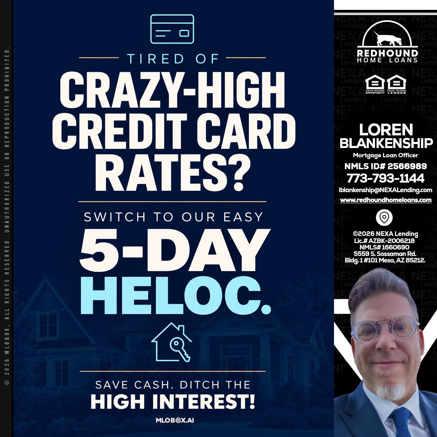 crazy high - Loren Blankenship -Mortgage Loan Officer