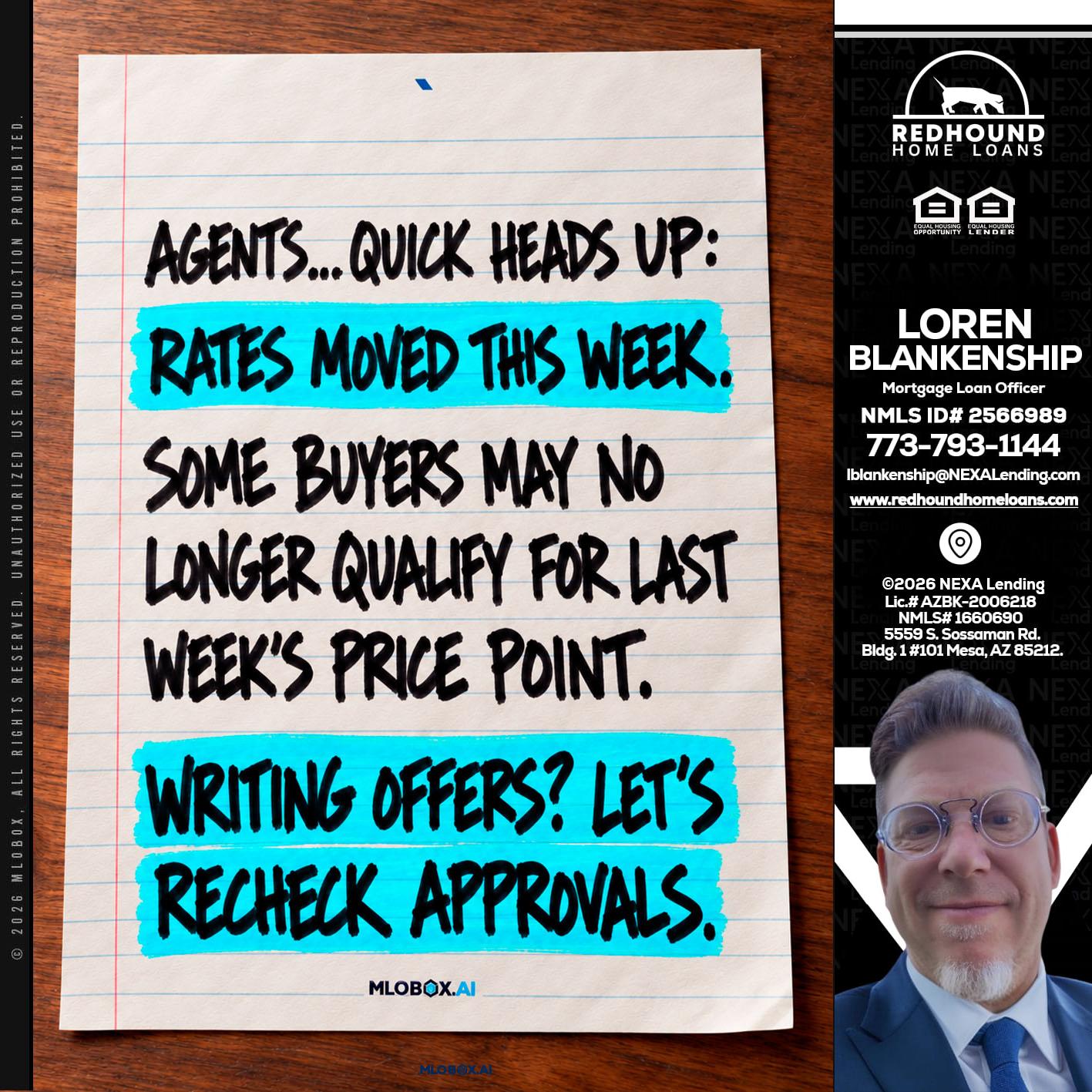 AGENTS - Loren Blankenship -Mortgage Loan Officer