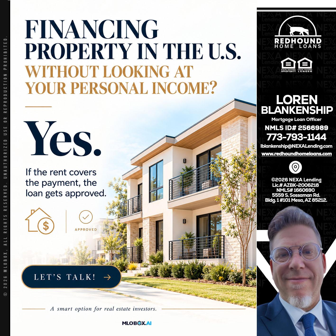 FINANCING - Loren Blankenship -Mortgage Loan Officer